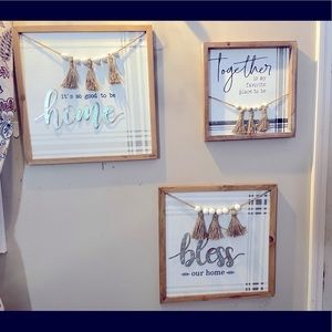 Beautiful farmhouse signs